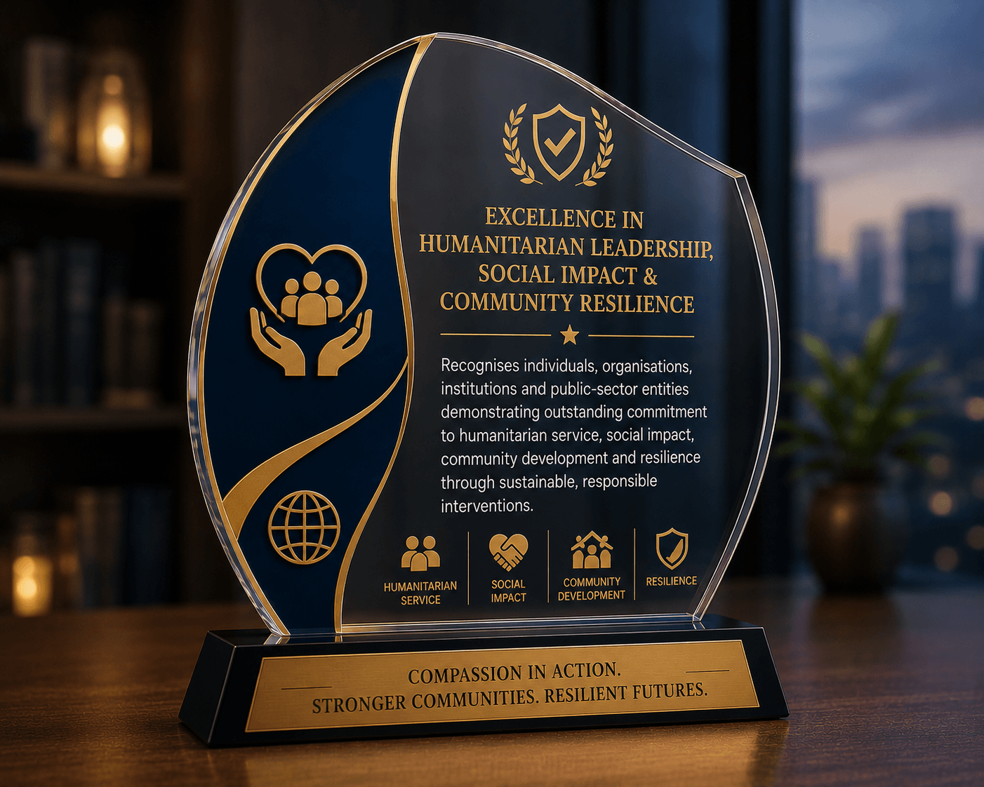 Excellence in Humanitarian Leadership, Social Impact & Community Resilience