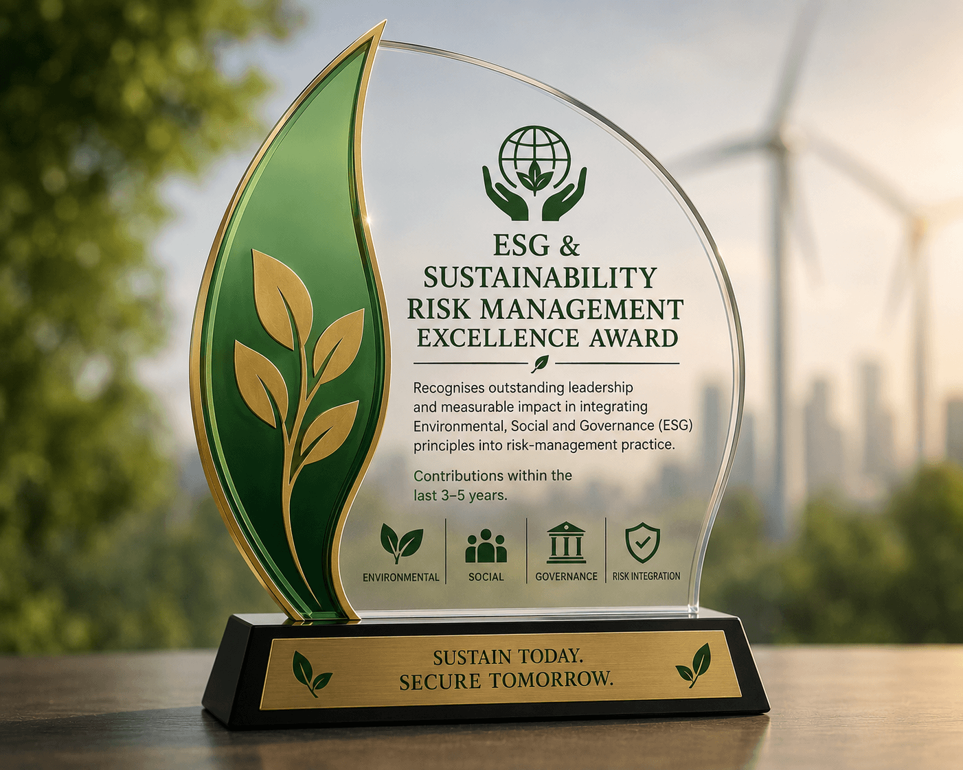 ESG & Sustainability Risk Management Excellence Award